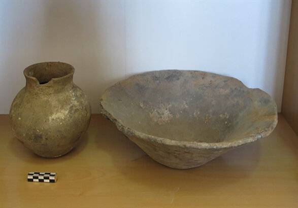 عکس تزئینی است کشف سفال و ظروف متعلق به قرون ۵ و ۶ هجری قمری در ابهر