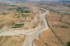 خشک شدن کامل رودخانه قزل اوزن
