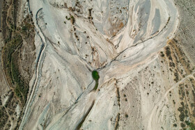 خشک شدن کامل رودخانه قزل اوزن
