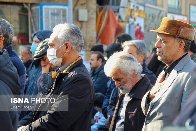 تشییع پیکر پاک شهدای گمنام دفاع‌مقدس در زنجان