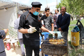 دومین جشنواره طبخ ماهی قزل‌آلا در شهر دندی