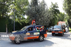 شرکت‌کنندگان رالی بین‌المللی جاده ابریشم ۲۰۲۳ وارد زنجان شدند