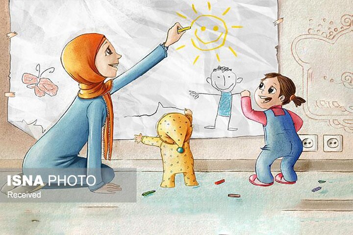عکس تزئینی است نقش مادر در تربیت فرزندان سالم برای تشکیل جامعه سالم اثرگذار است