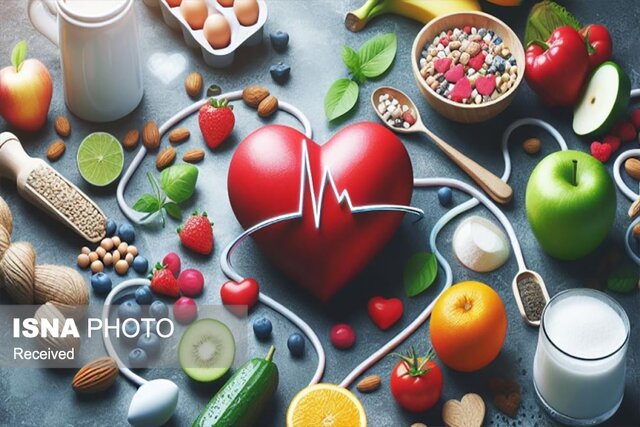 عکس تزئینی است تغذیه مناسب، اولین قدم برای داشتن قلب سالم است
