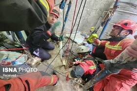 نجات جان جوان زنجانی از داخل گودال