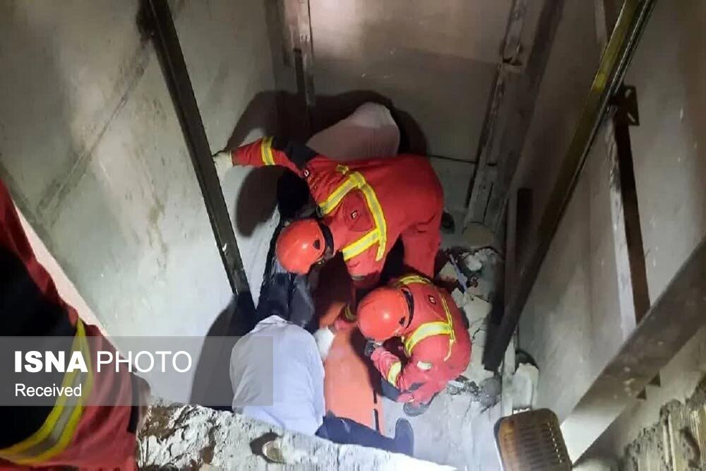سقوط در چاهک آسانسور جان جوان زنجانی را گرفت