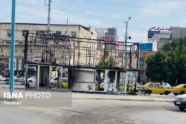 عکس تزئینی است خسارت ۱۰۰ میلیارد ریالی اغتشاشگران به زیرساختهای شهری در هیدج