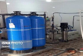 بهره‌برداری از سامانه آب شیرین‌کن ماهنشان