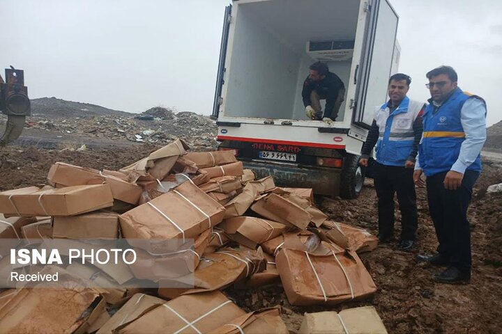 توقیف و معدوم‌سازی بیش از یک تن جگر فاسد در خدابنده