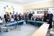 بازدید وزیر آموزش و پرورش از اجرای طرح حامی در ماهنشان