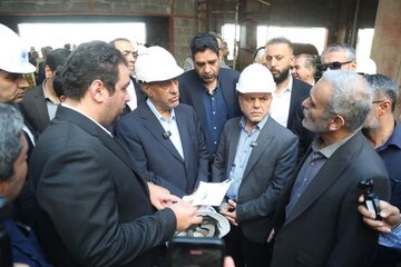 بازدید معاون اجرایی رئیس جمهوری از روند احداث بیمارستان حضرت رسول اکرم (ص) خدابنده