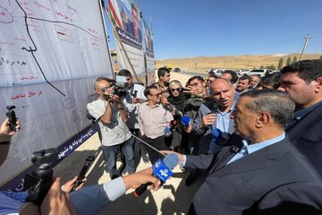 بازدید معاون رئیس جمهور از پروژه تعریض محور سلطانیه ـ خدابنده ـ کبودرآهنگ
