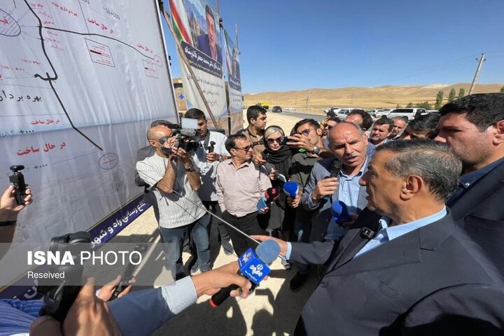 بازدید معاون رئیس جمهور از پروژه تعریض محور سلطانیه ـ خدابنده ـ کبودرآهنگ