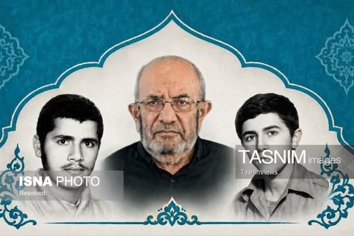 پدر شهیدان نقدی در زنجان به فرزندان شهیدش پیوست
